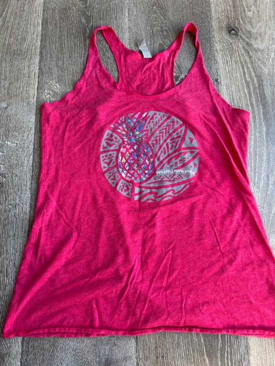 Maui Brew Co Tops - Maui Brew Co Pineapple Mana Wheat  Racerback Tank 0470
